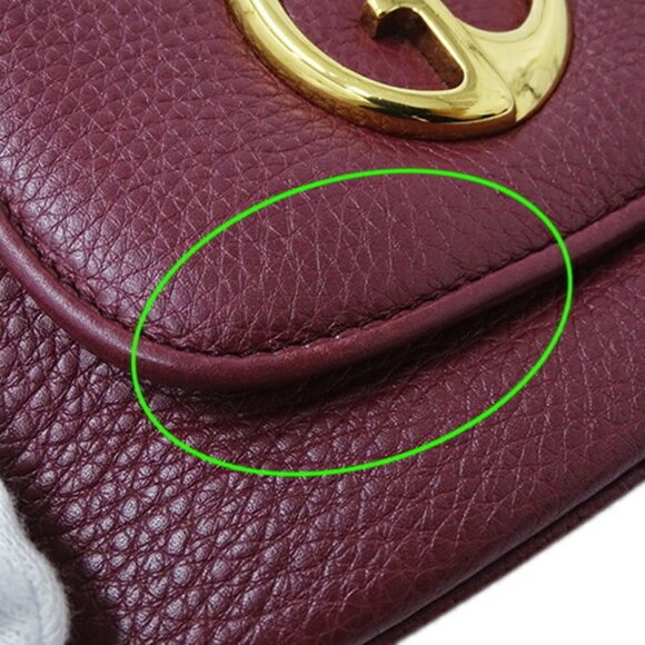 GUCCI Authentic Purple Leather Shoulder Bag - Picture 13 of 13